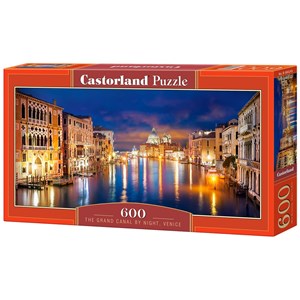 Castorland (B-060245) - "The Grand Canal by Night, Venice" - 600 piezas