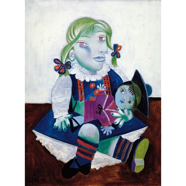 Puzzle Michele Wilson (W91-12) - Pablo Picasso: "Maya with the Doll" - 12 piezas