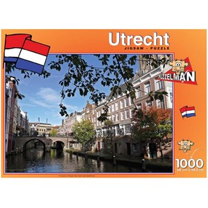 PuzzelMan (424) - "Netherlands, Utrecht, View of the canal" - 1000 piezas