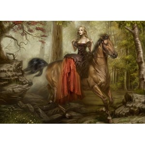 Grafika (T-00063) - Cris Ortega: "Wandering the Trail of Tears" - 1000 piezas