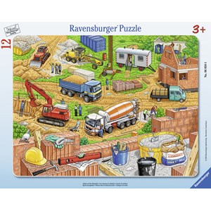 Ravensburger (06058) - "Work at the Construction Site" - 12 piezas