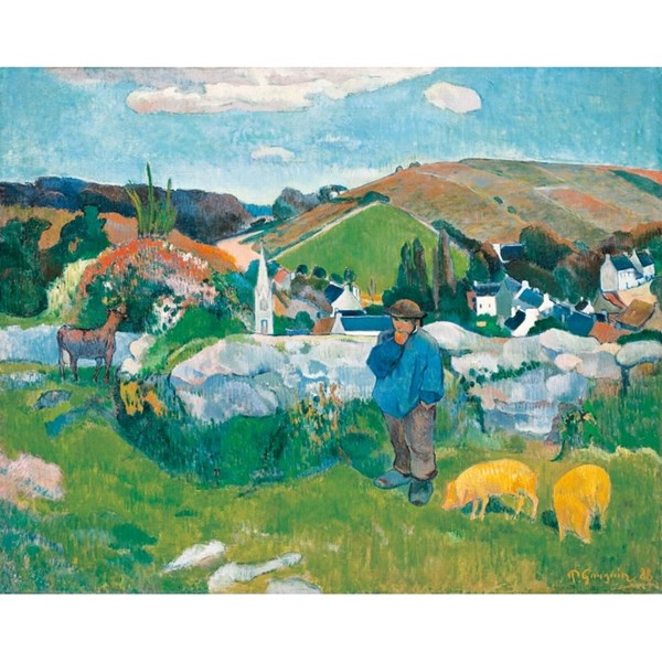 Puzzle Michele Wilson (A462-500) - Paul Gauguin: "Le Porcher" - 500 piezas
