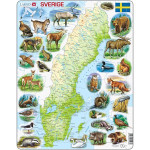 Larsen (K6) - "Sweden Physical with animals" - 71 piezas