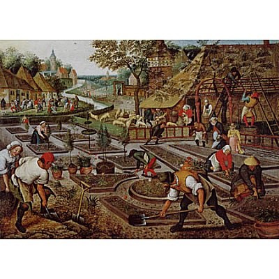 D-Toys (66947-BR01) - Pieter Brueghel the Elder: "Spring" - 1000 piezas
