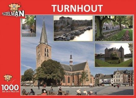 PuzzelMan (647) - "Belgium, Turnhout" - 1000 piezas
