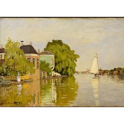 Grafika Kids (00480) - Claude Monet: "Houses on the Achterzaan, 1871" - 300 piezas
