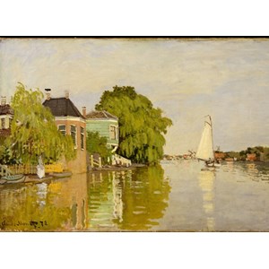 Grafika Kids (00480) - Claude Monet: "Houses on the Achterzaan, 1871" - 300 piezas