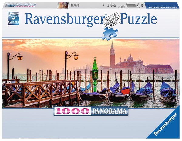 Ravensburger (15082) - "Gondolas in Venice" - 1000 piezas