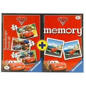Ravensburger (07227) - "Cars + Memory" - 15 20 25 piezas