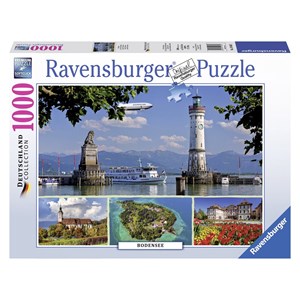 Ravensburger (19460) - "Lake Constance, Germany" - 1000 piezas