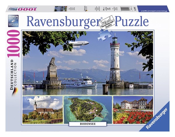 Ravensburger (19460) - "Lake Constance, Germany" - 1000 piezas