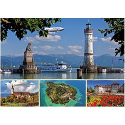 Ravensburger (19460) - "Lake Constance, Germany" - 1000 piezas