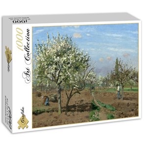 Grafika (02028) - Camille Pissarro: "Orchard in Bloom, Louveciennes, 1872" - 1000 piezas