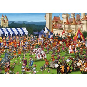 Piatnik (544040) - François Ruyer: "Knights' Tournament" - 1000 piezas