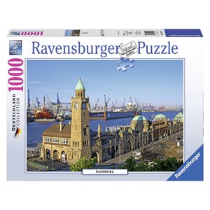 Ravensburger (19457) - "Hamburg" - 1000 piezas