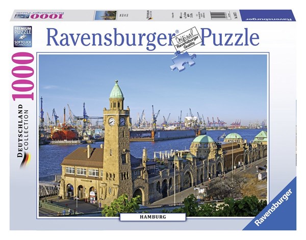 Ravensburger (19457) - "Hamburg" - 1000 piezas