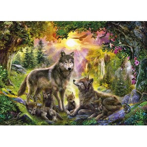 Step Puzzle (83046) - "Wolves" - 1500 piezas