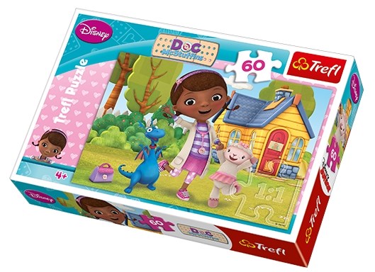 Trefl (17261) - "Doc McStuffins" - 60 piezas