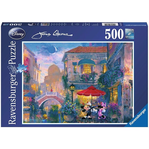 Ravensburger (14725) - James Coleman: "Mickey in Venice" - 500 piezas