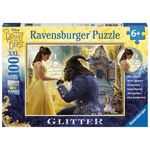 Ravensburger (10960) - "Beauty and the Beast" - 100 piezas