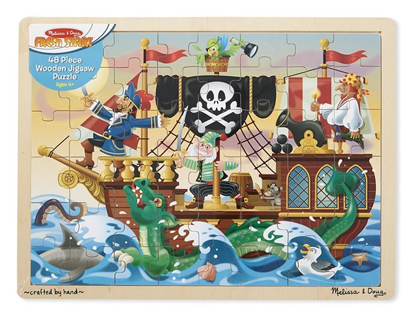 Melissa and Doug (3800) - "Pirate Adventure" - 48 piezas