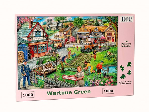 The House of Puzzles (4296) - "Wartime Green" - 1000 piezas