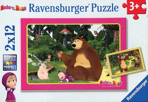 Ravensburger (07585) - "Masha and The Bear" - 12 piezas