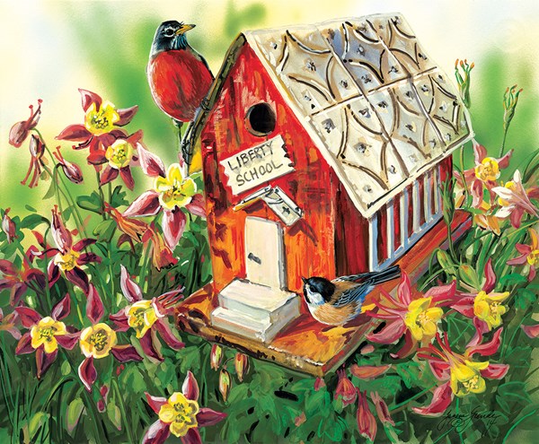 SunsOut (30601) - Janene Grende: "Liberty School" - 550 piezas