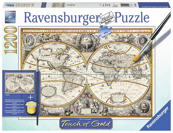 Ravensburger (19931) - "Antique World Map" - 1200 piezas