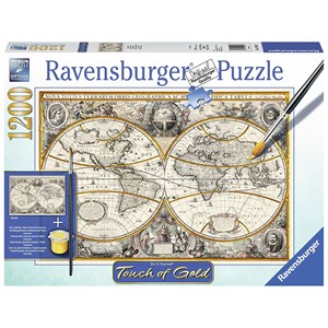 Ravensburger (19931) - "Antique World Map" - 1200 piezas