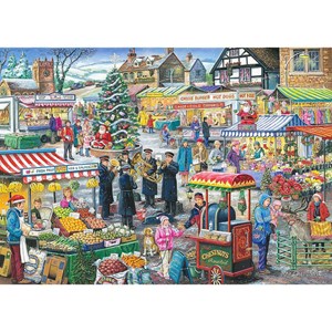 The House of Puzzles (2971) - "Find the Differences No.5, Festive Market" - 1000 piezas