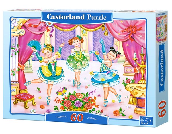 Castorland (B-06687) - "The little ballerinas" - 60 piezas