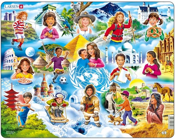 Larsen (NM8) - "Children around the world" - 15 piezas