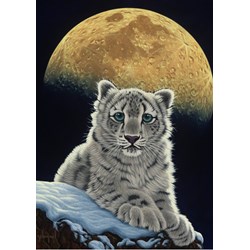 Grafika (T-00412) - Schim Schimmel, William Schimmel: "Moon Leopard" - 1000 piezas