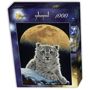 Grafika (T-00412) - Schim Schimmel, William Schimmel: "Moon Leopard" - 1000 piezas