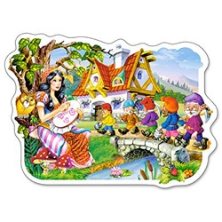 Castorland (B-015085) - "Snow White and the Seven Dwarfs" - 15 piezas