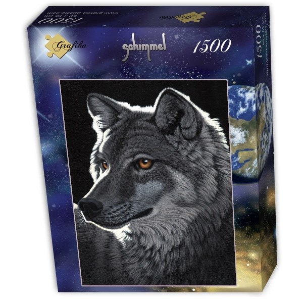 Grafika (T-00438) - Schim Schimmel, William Schimmel: "Night Wolf" - 1500 piezas