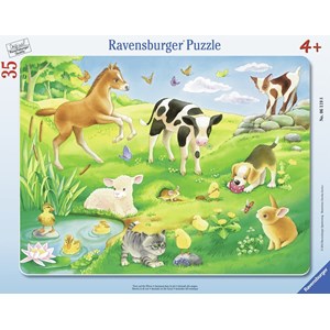 Ravensburger (06119) - "Animals on the Meadow" - 35 piezas
