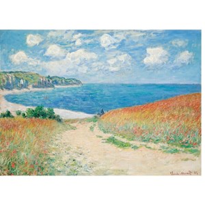 Puzzle Michele Wilson (A490-500) - Claude Monet: "Chemin dans les Blés, 1882" - 500 piezas
