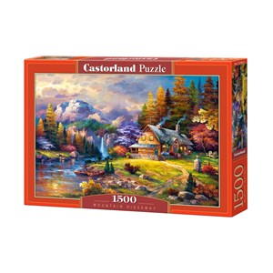 Castorland (C-151462) - "Cottage Mountain Hideaway" - 1500 piezas