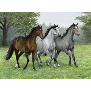 Ravensburger (12632) - Persis Clayton Weirs: "Wild Trifecta" - 200 piezas