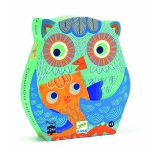 Djeco (07215) - "Owl" - 24 piezas
