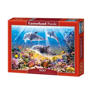 Castorland (B-52547) - "Dolphins Underwater" - 500 piezas