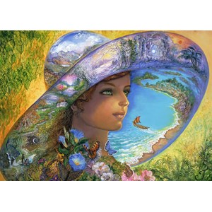 Grafika (T-00020) - Josephine Wall: "Hat of Timeless Places" - 1000 piezas