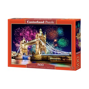 Castorland (B-52592) - "Tower Bridge, London, England" - 500 piezas
