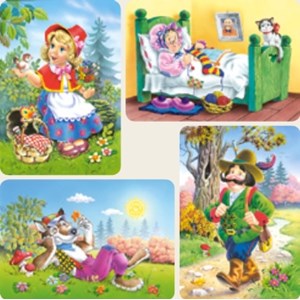 Castorland (04294) - "Little Red Riding Hood" - 8 12 15 20 piezas