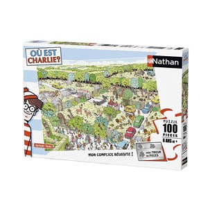Nathan (86725) - "Where's Wally? Safaripark" - 100 piezas