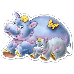 Castorland (B-04249) - "Babies of the jungle" - 4 5 6 7 piezas