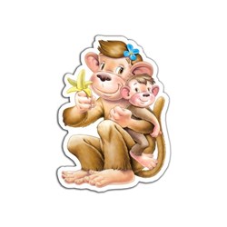 Castorland (B-04249) - "Babies of the jungle" - 4 5 6 7 piezas