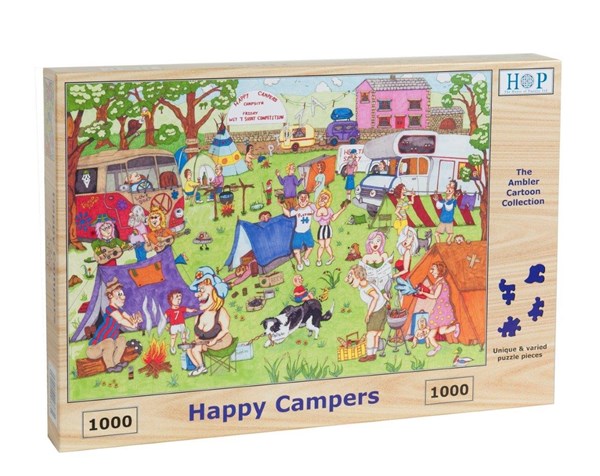 The House of Puzzles (3831) - "Happy Campers" - 1000 piezas